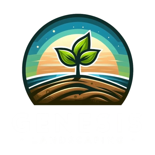 Genesis Landscaping Logo White